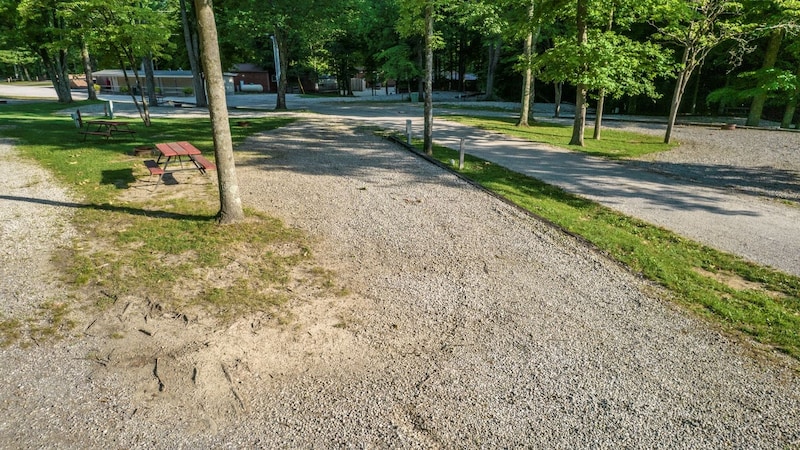 Basic Pull-Thru RV Site-1
